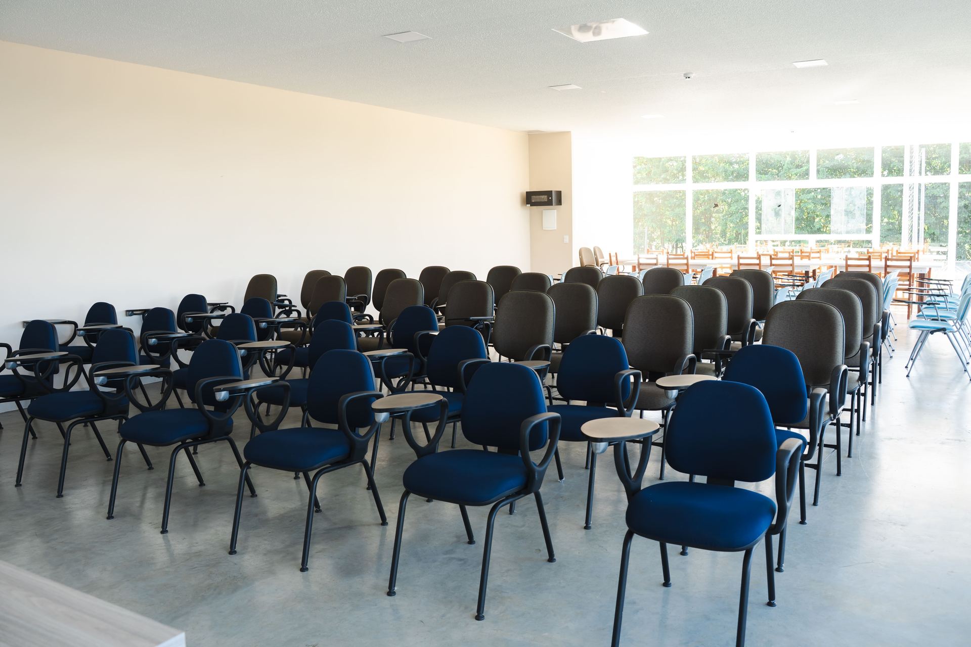 Auditório para atividades terapêuticas em grupo